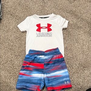 Under Armour Kids Swim Set - Red, White, and Blue